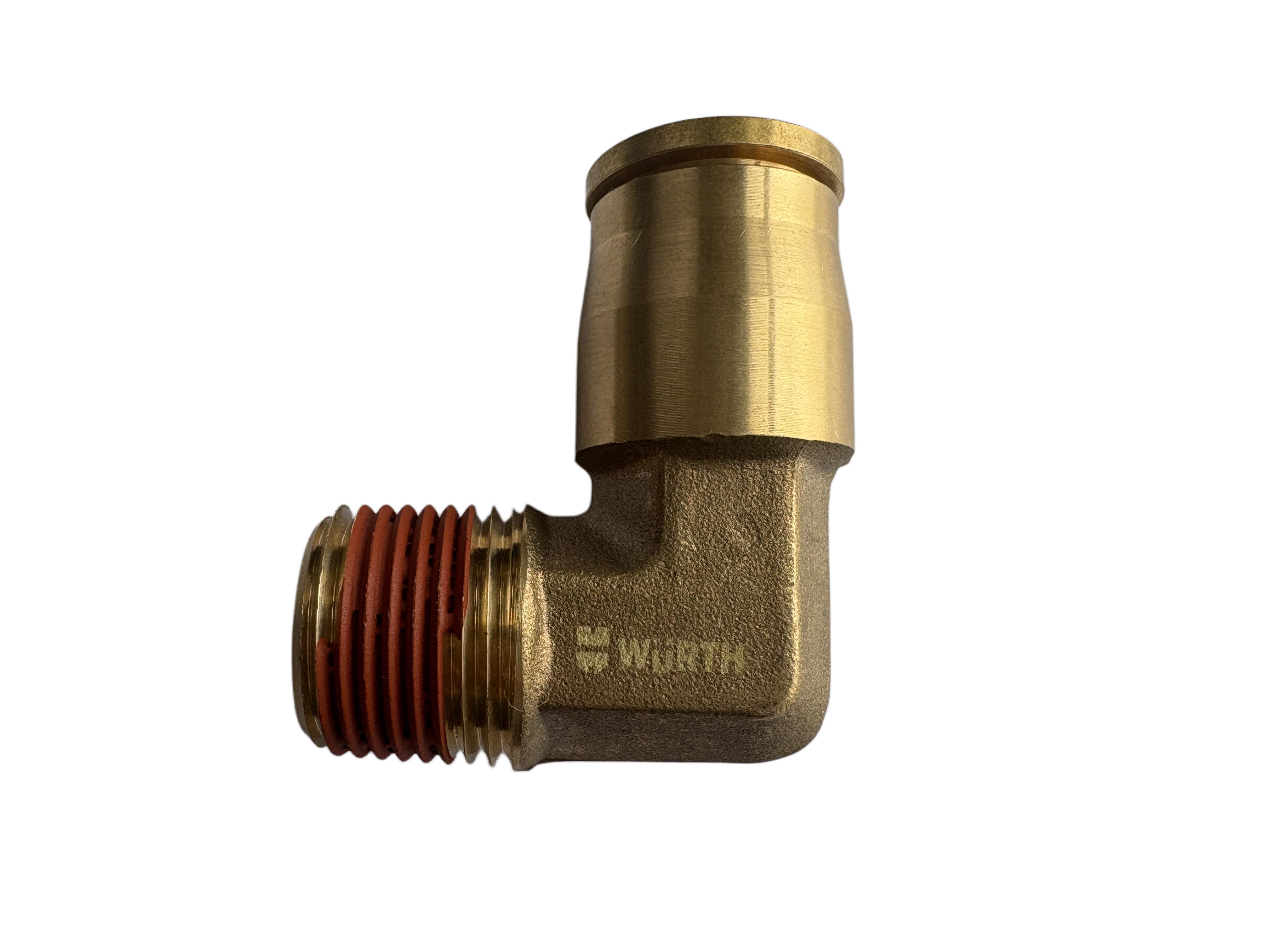 PTC ELBW90° AIRBRAKE TUBE1/2IN-MALEPIPE3/8NPT